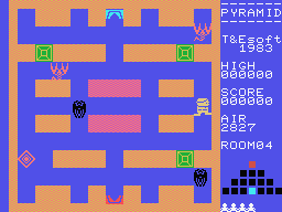 Pyramid Warp screenshot 3 for MSX